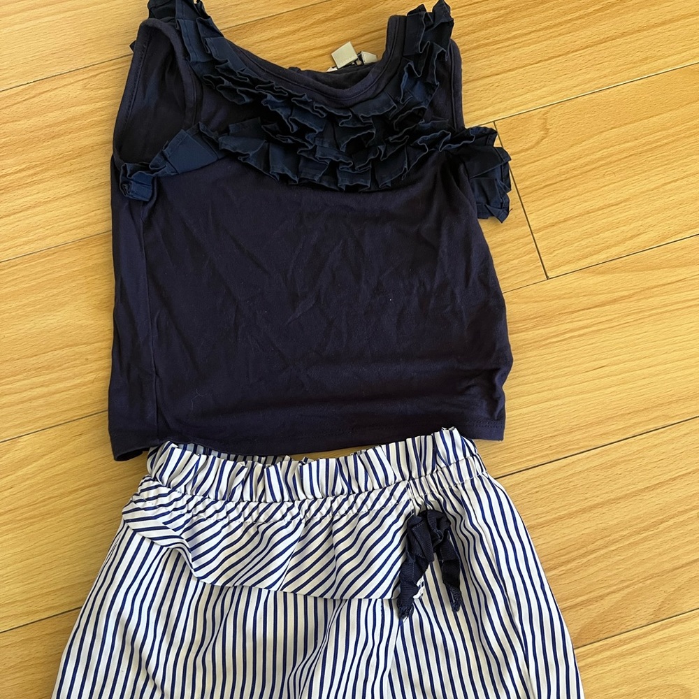 Habitual 3T girls 3 pieces skirt, shirt and tank
